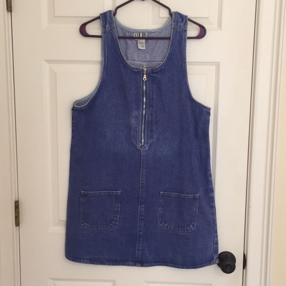 Unique denim dress with personality